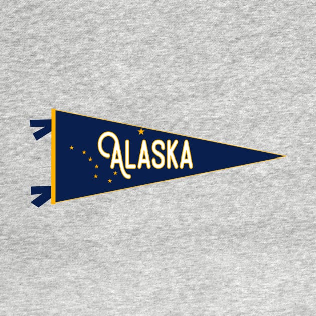 Alaska Flag Pennant by zsonn